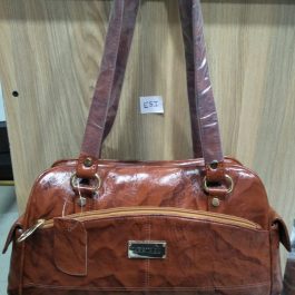 leather hand bag